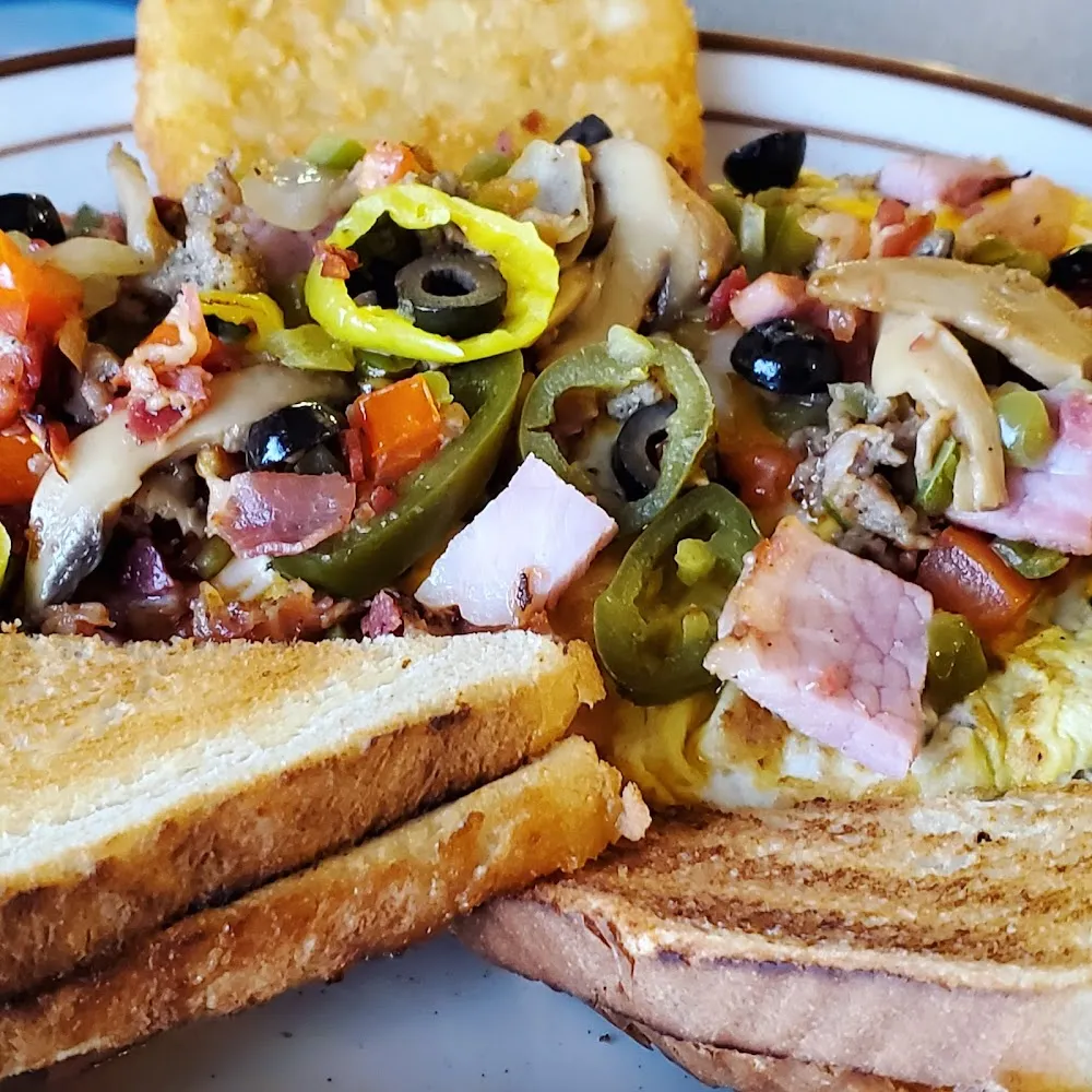 Everything but the Kitchen Sink Omelette