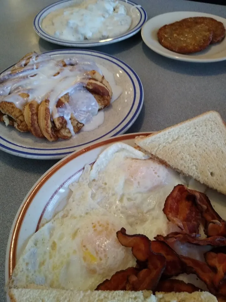 Hungry Man's Special and Giant Cinnamon Roll
